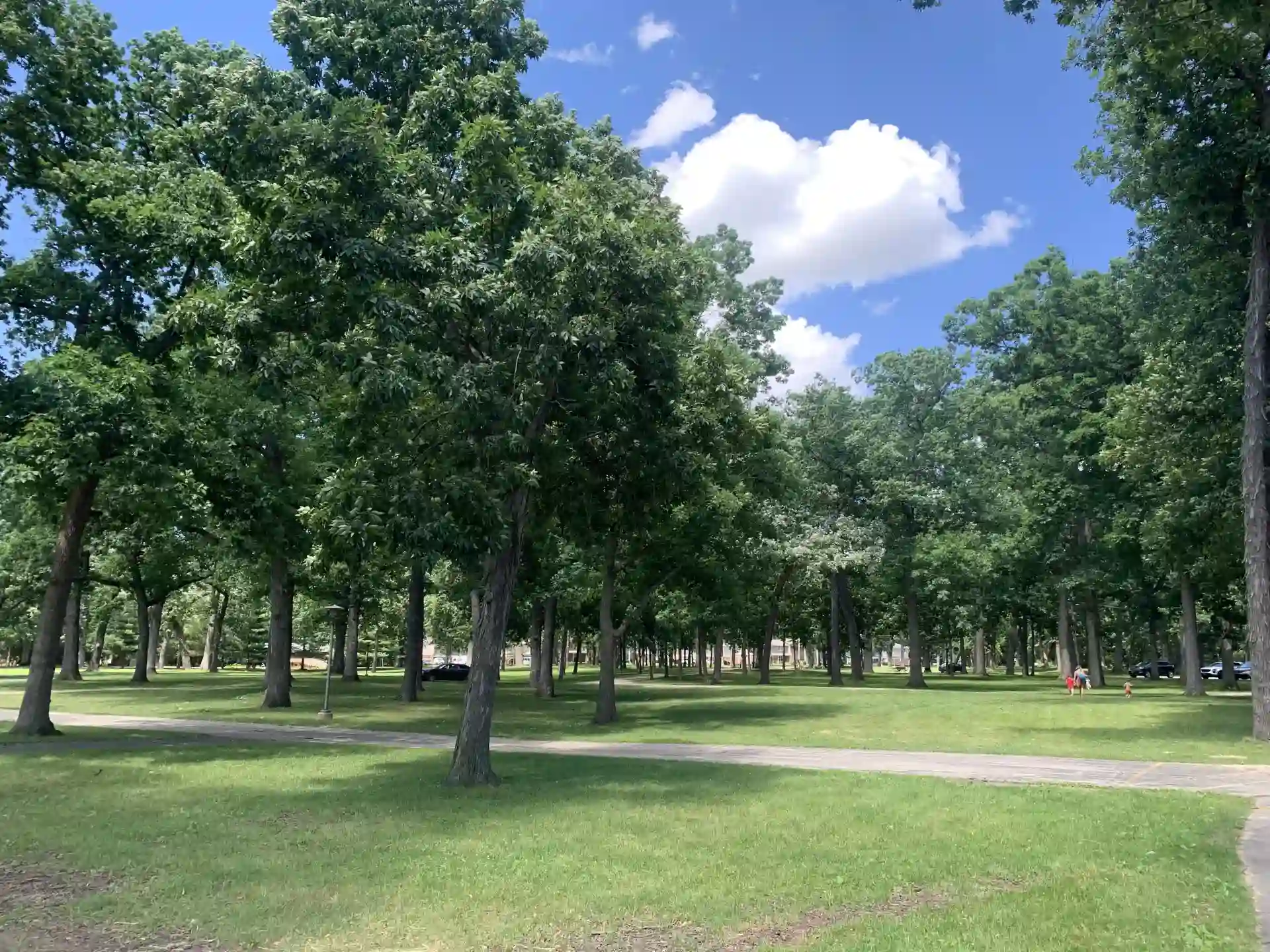 Shorewood Park along the Rock River in Loves Park, Illinois