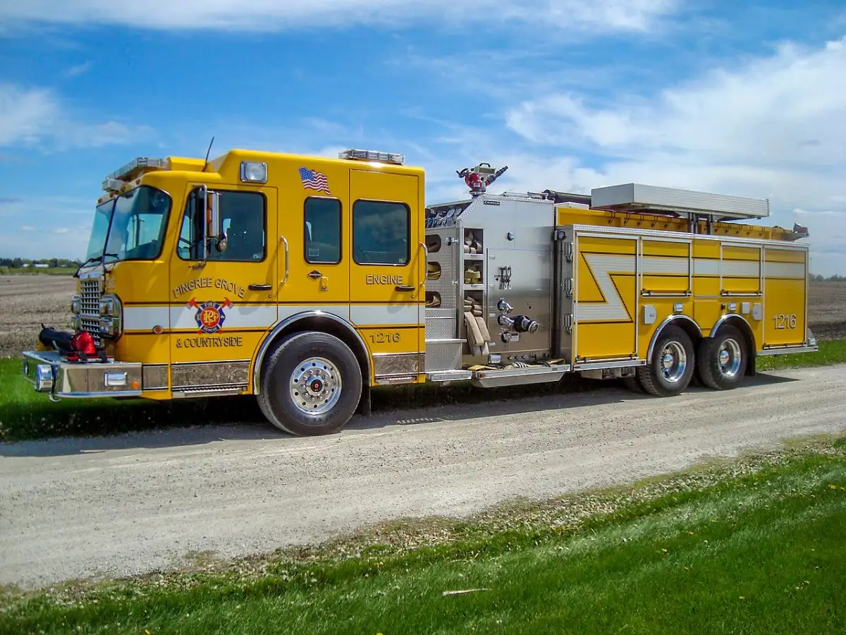 Pingree Grove Fire Protection District apparatus in Pingree Grove, Illinois