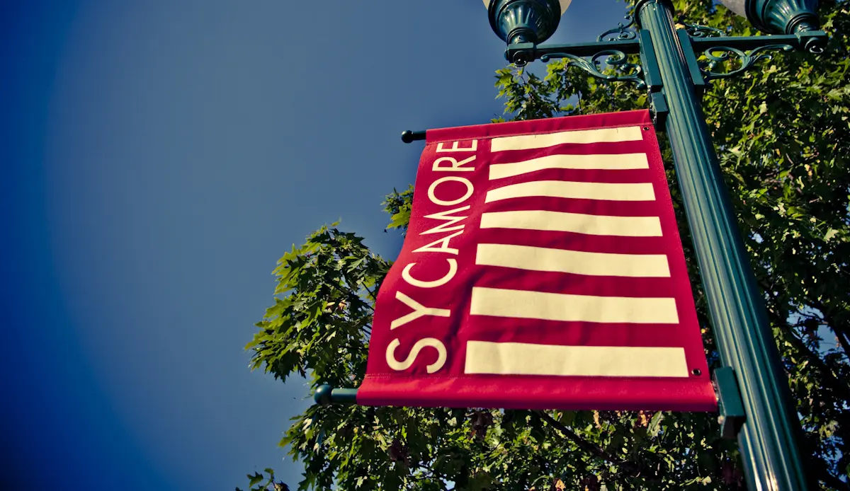 Historic district homes in Sycamore, Illinois