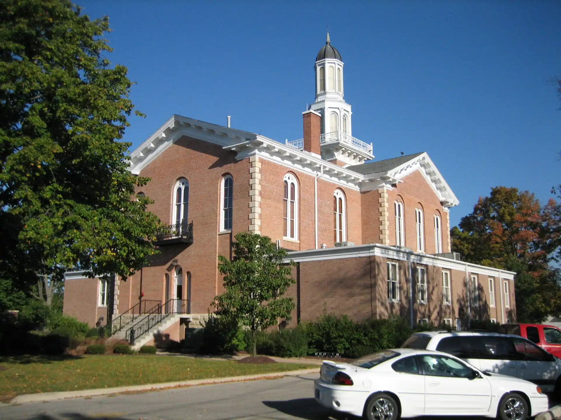 Kendall County Courthouse in Yorkville, Illinois, listed on the National Register of Historic Places