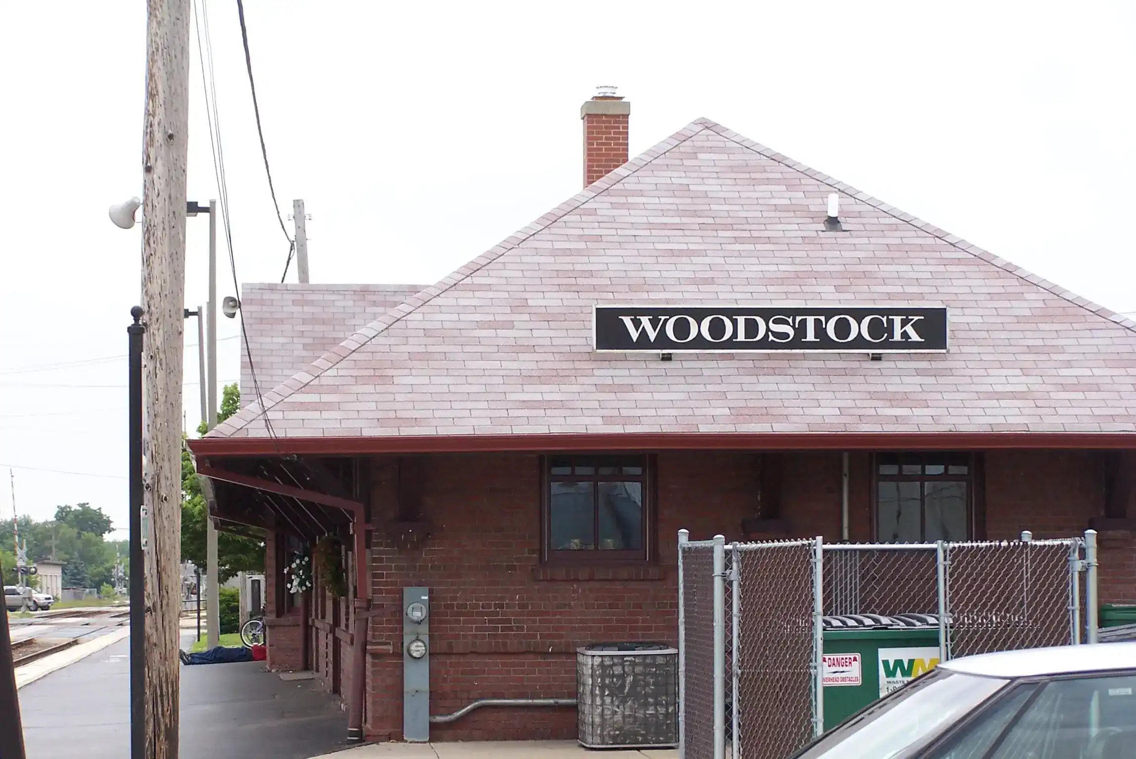 Woodstock Metra commuter rail station in Woodstock, Illinois