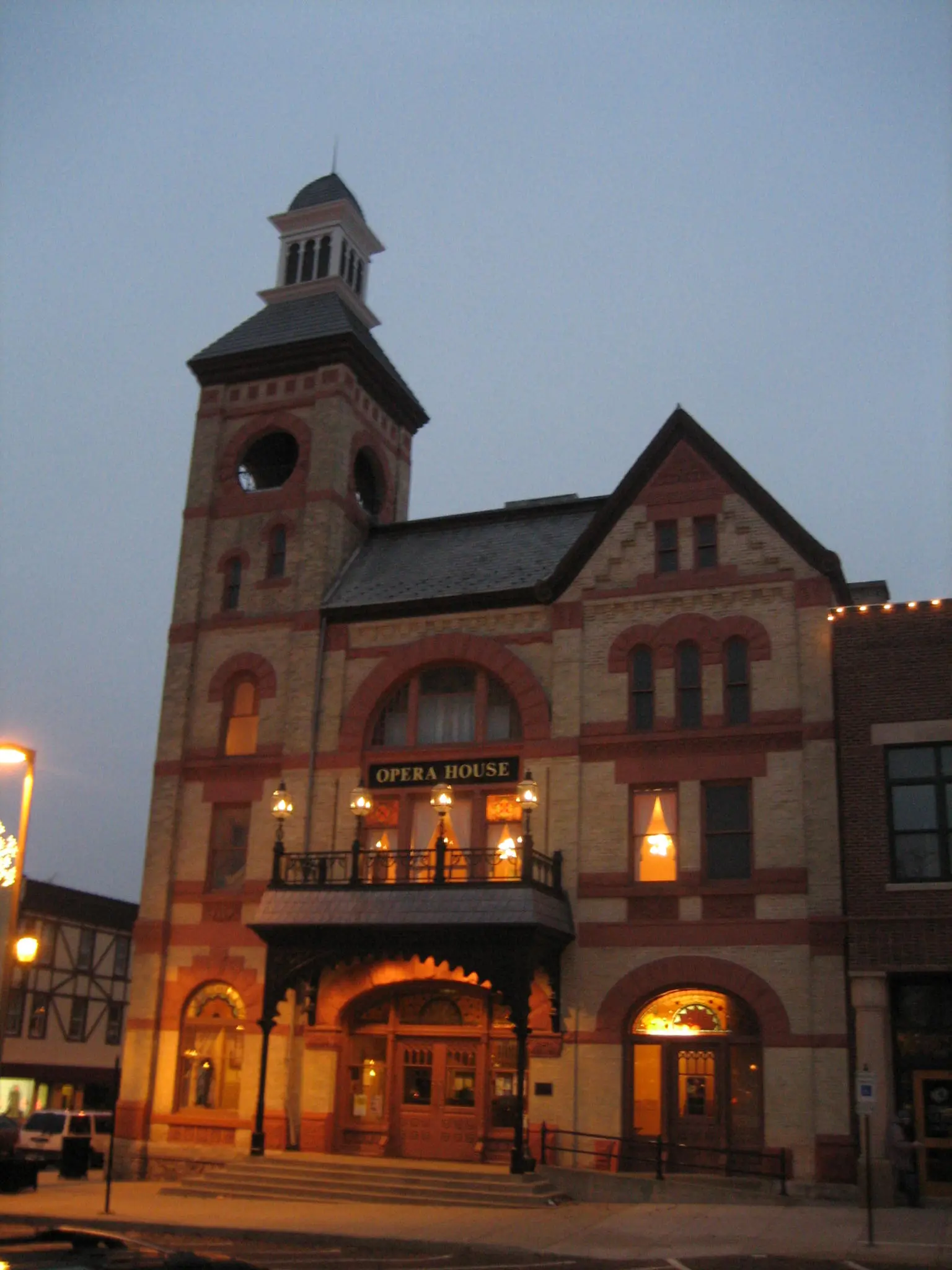 Woodstock Opera House on the town square in Woodstock, Illinois